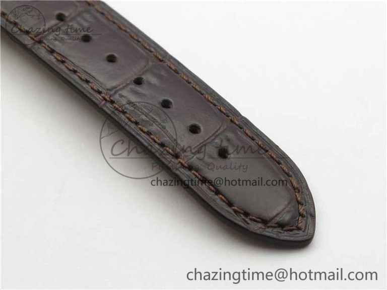 Fiftysix RG 40mm ZF 1:1 Best Edition Silver Dial on Brown Leather Strap A1326