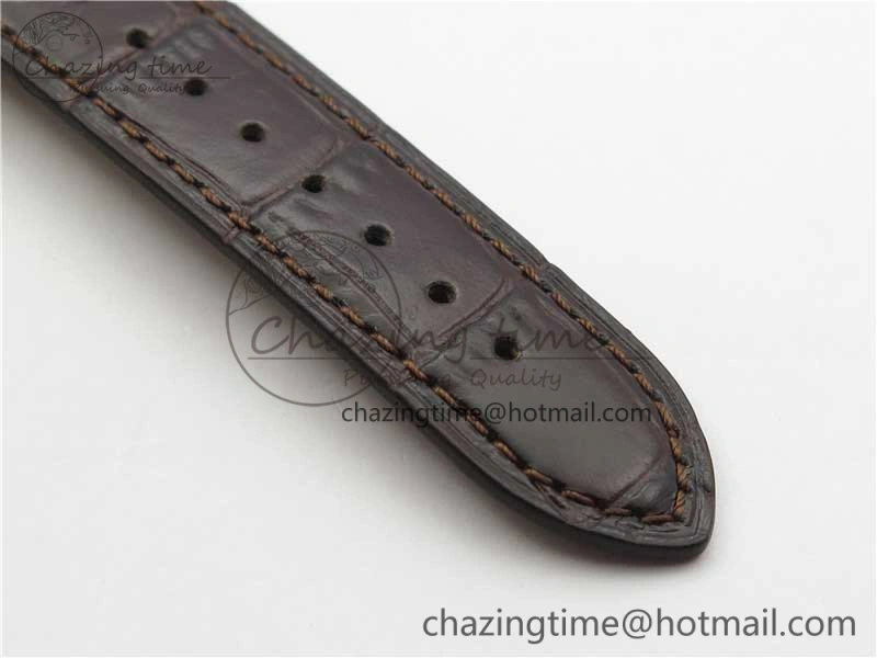 Fiftysix RG 40mm ZF 1:1 Best Edition Silver Dial on Brown Leather Strap A1326