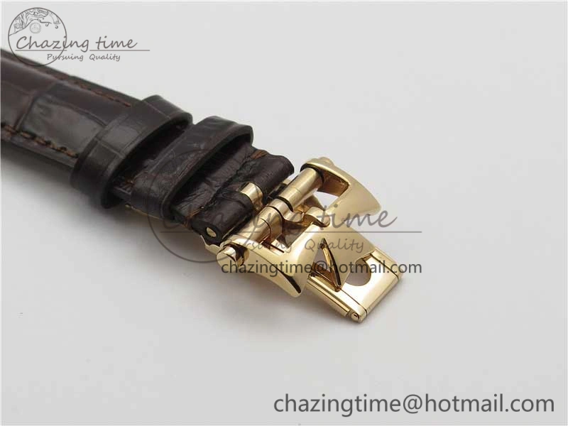 Fiftysix RG 40mm ZF 1:1 Best Edition Silver Dial on Brown Leather Strap A1326
