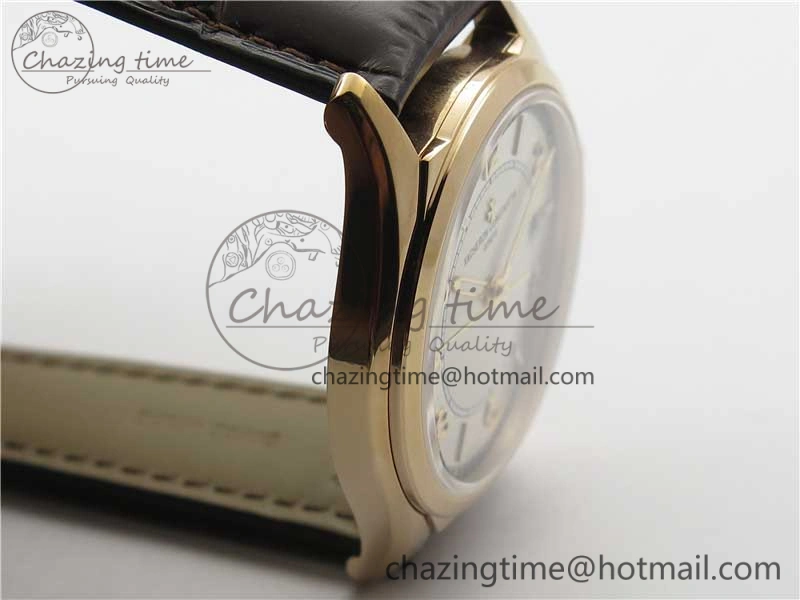 Fiftysix RG 40mm ZF 1:1 Best Edition Silver Dial on Brown Leather Strap A1326