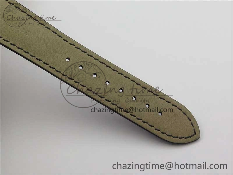 Fiftysix SS 40mm ZF 1:1 Best Edition Blue Dial on Black Leather Strap A1326