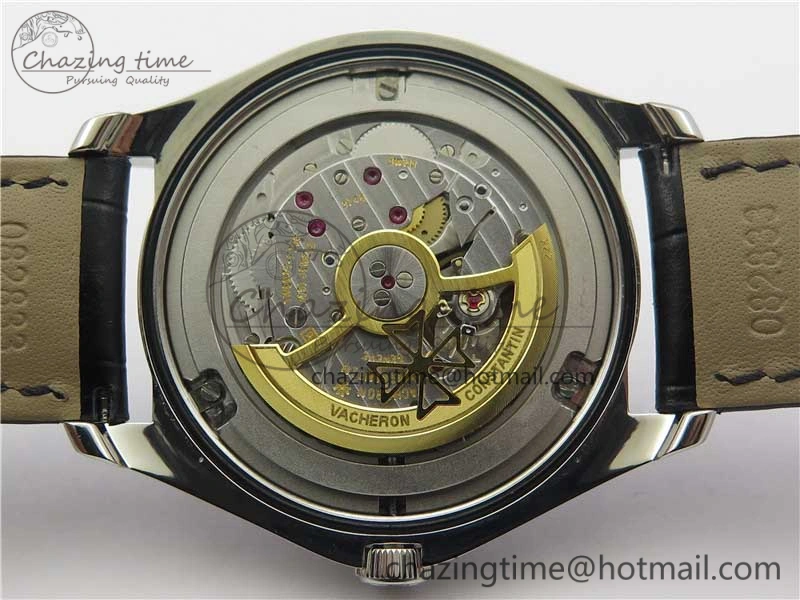 Fiftysix SS 40mm ZF 1:1 Best Edition Silver Dial on Black Leather Strap A1326