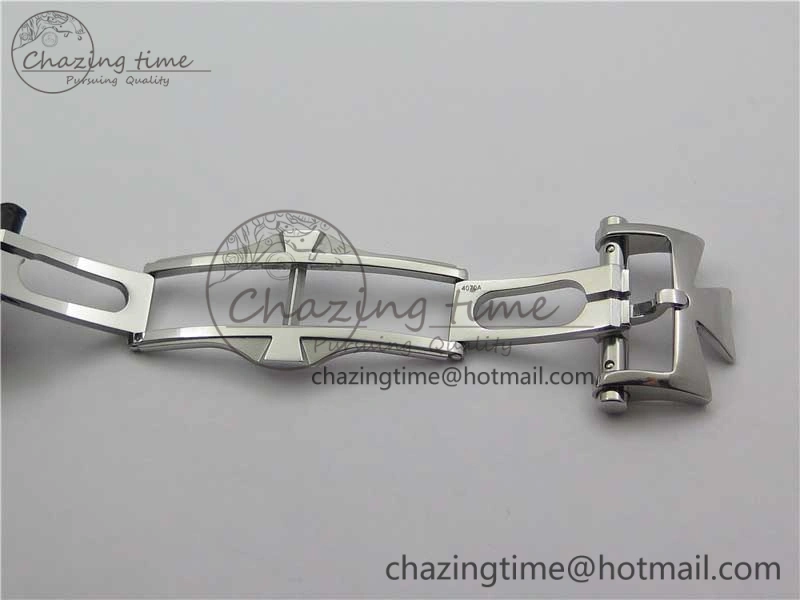 Fiftysix SS 40mm ZF 1:1 Best Edition Silver Dial on Black Leather Strap A1326