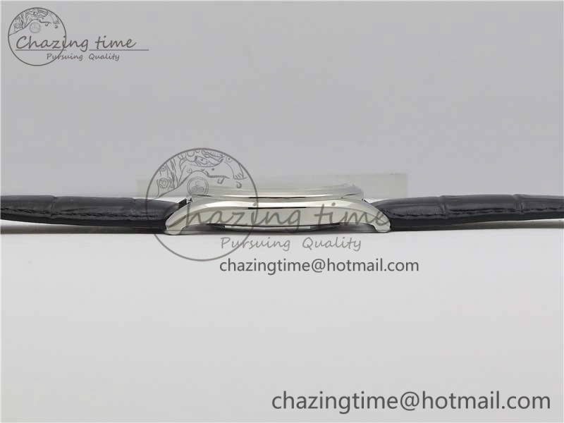 Fiftysix SS 40mm ZF 1:1 Best Edition Silver Dial on Black Leather Strap A1326