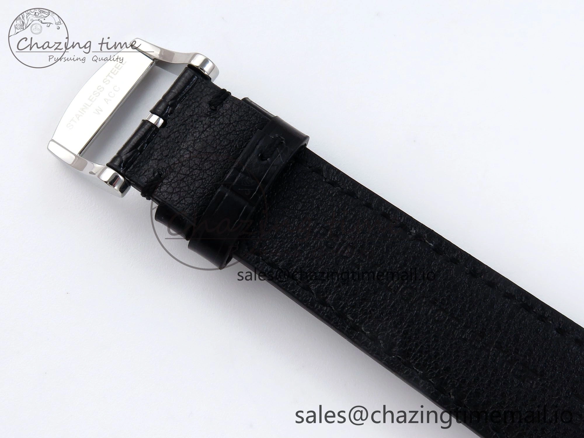 Flagship Heritage Moonphase SS APSF 1:1 Best Edition Red Dial on Black Leather Strap A2892