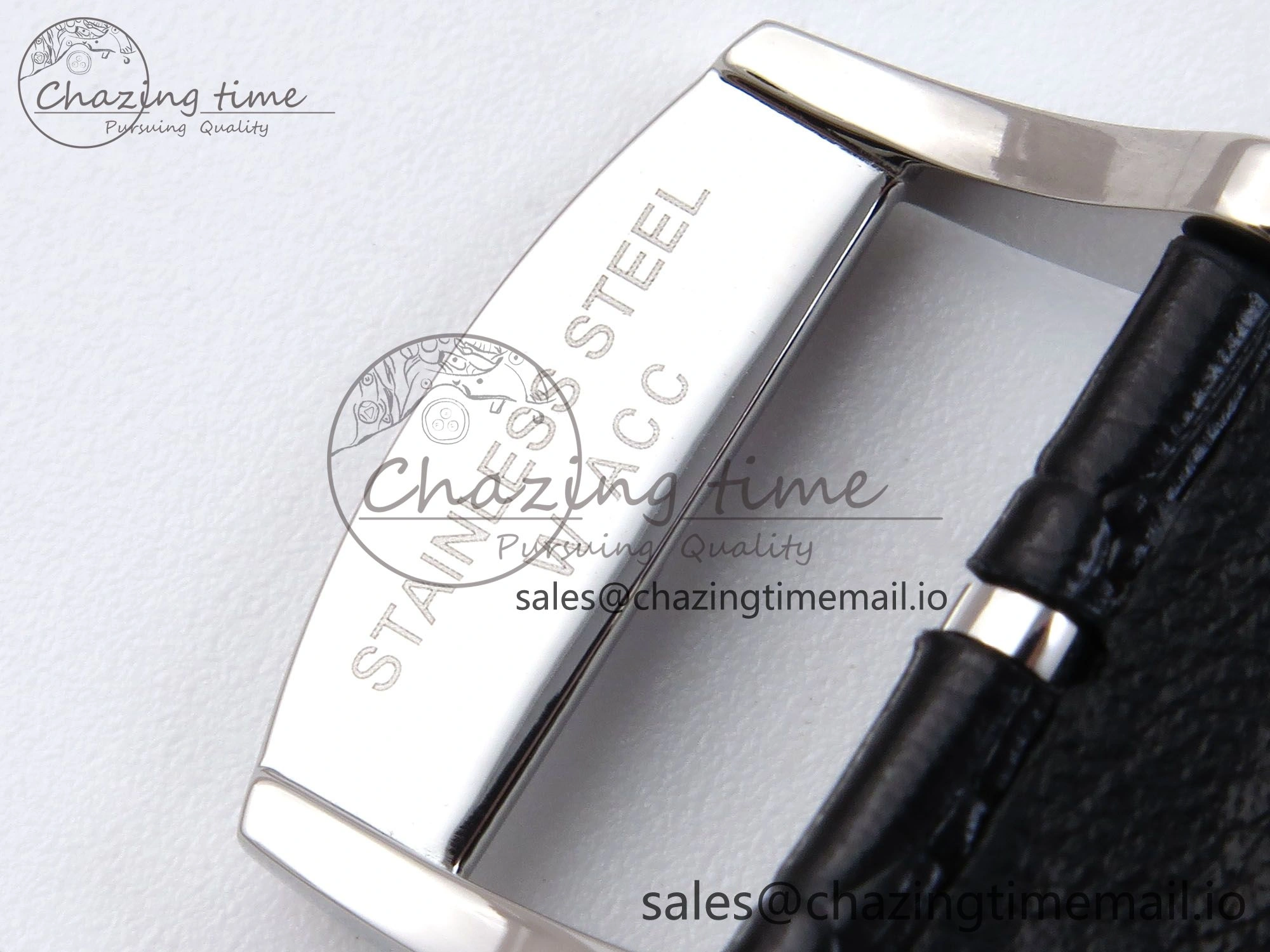 Flagship Heritage Moonphase SS APSF 1:1 Best Edition Red Dial on Black Leather Strap A2892