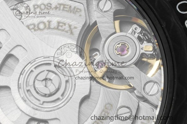 GMT Carbon DIWF Best Edition Black Textured Dial YG Markers on Black Nylon Strap SA3186 CHS