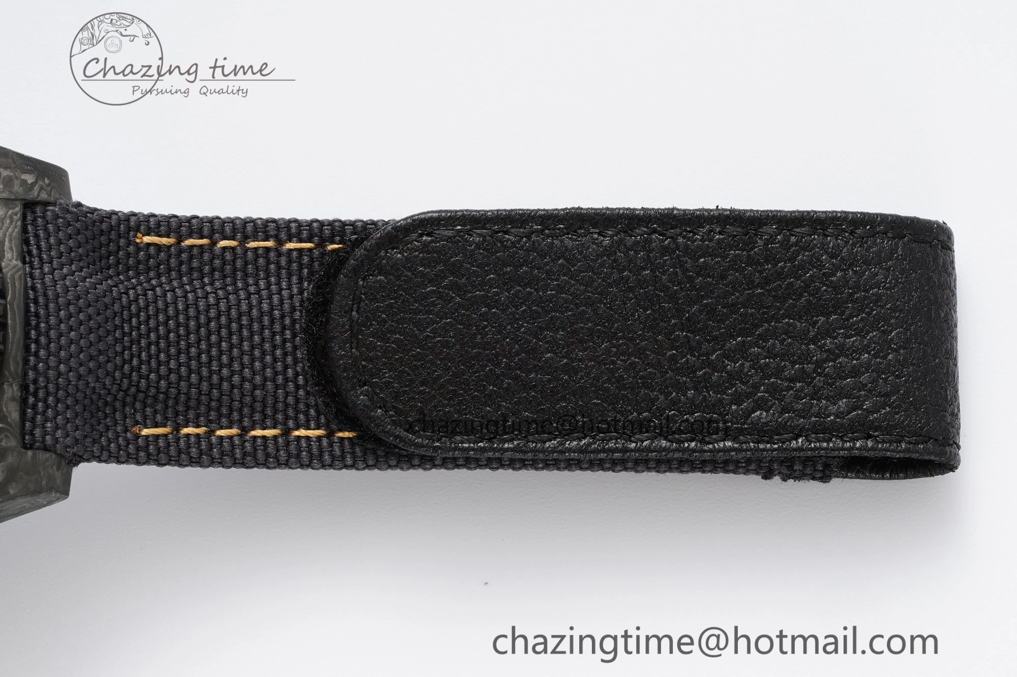 GMT Carbon DIWF Best Edition Black Textured Dial YG Markers on Black Nylon Strap SA3186 CHS