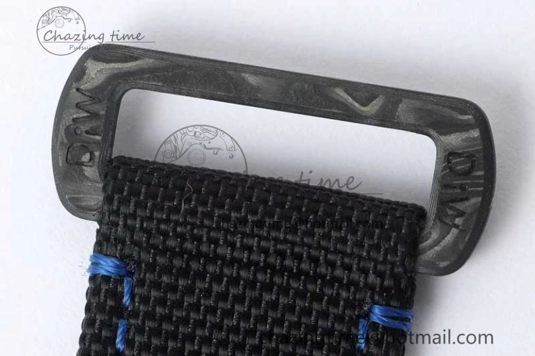 GMT DIW Carbon V6F 1:1 Best Edition Black Blue Black Dial on Black Nylon Strap VR3186 CHS