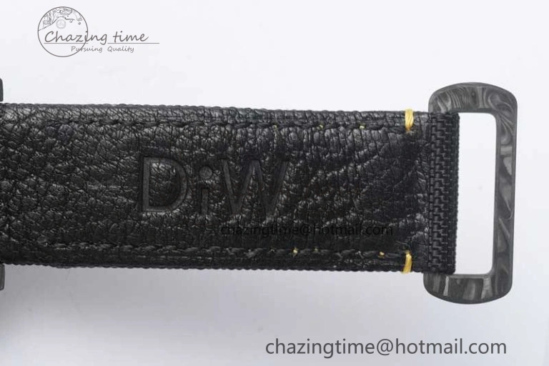 GMT DIW Carbon V6F 1:1 Best Edition Black Yellow Black Dial on Black Nylon Strap VR3186 CHS