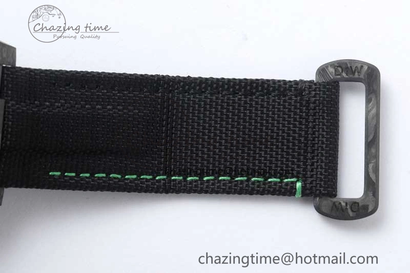GMT DIW Carbon V6F 1:1 Best Edition Green Red Dial on Black Nylon Strap VR3186 CHS