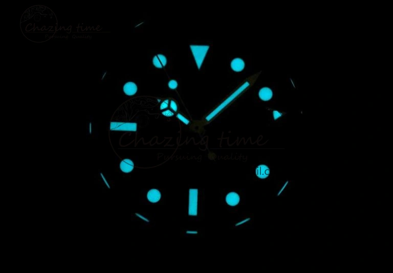 GMT DIW Carbon V6F 1:1 Best Edition Green Red Dial on Black Nylon Strap VR3186 CHS