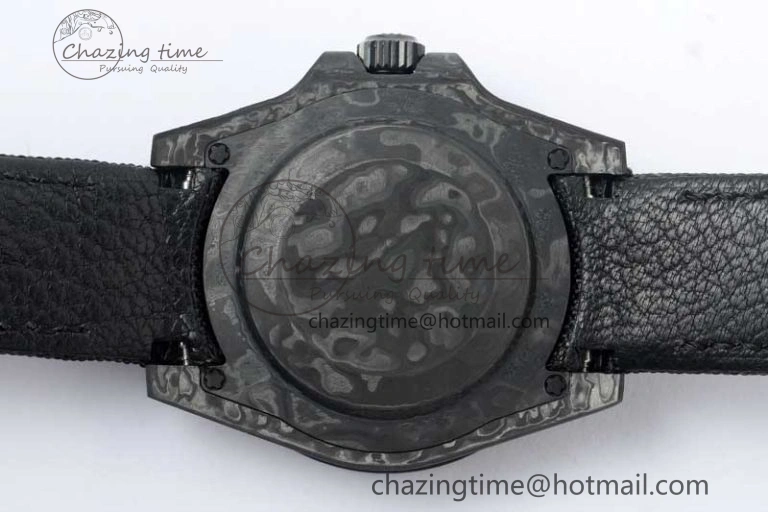 GMT DIW Carbon V6F 1:1 Best Edition Green Red Dial on Black Nylon Strap VR3186 CHS