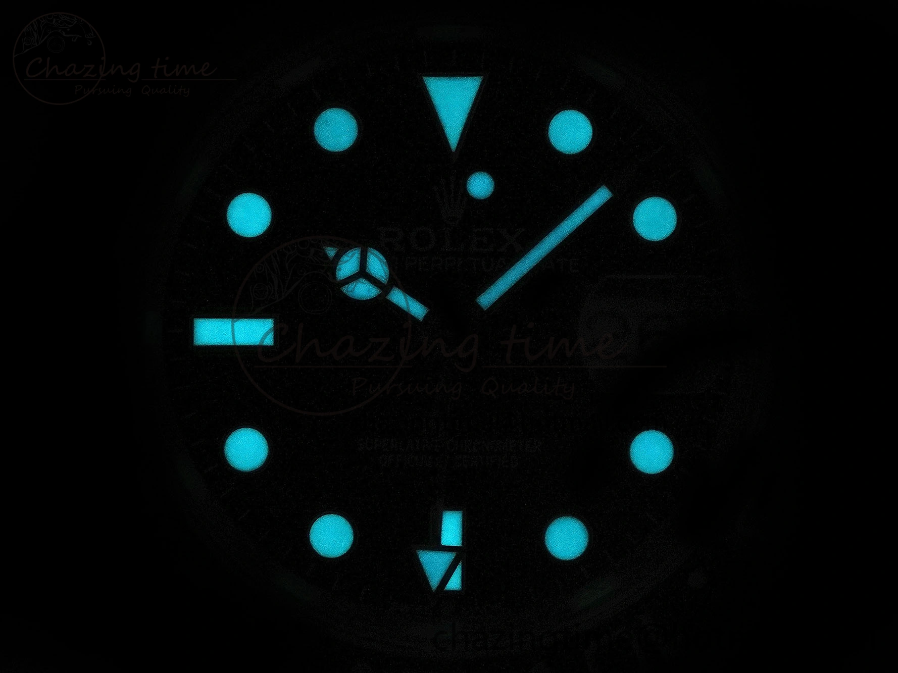 GMT MASTER II 126713 904L SS APF 1:1 BEST EDITION BLACK DIAL ON JUBILEE BRACELET VR3285 CHS