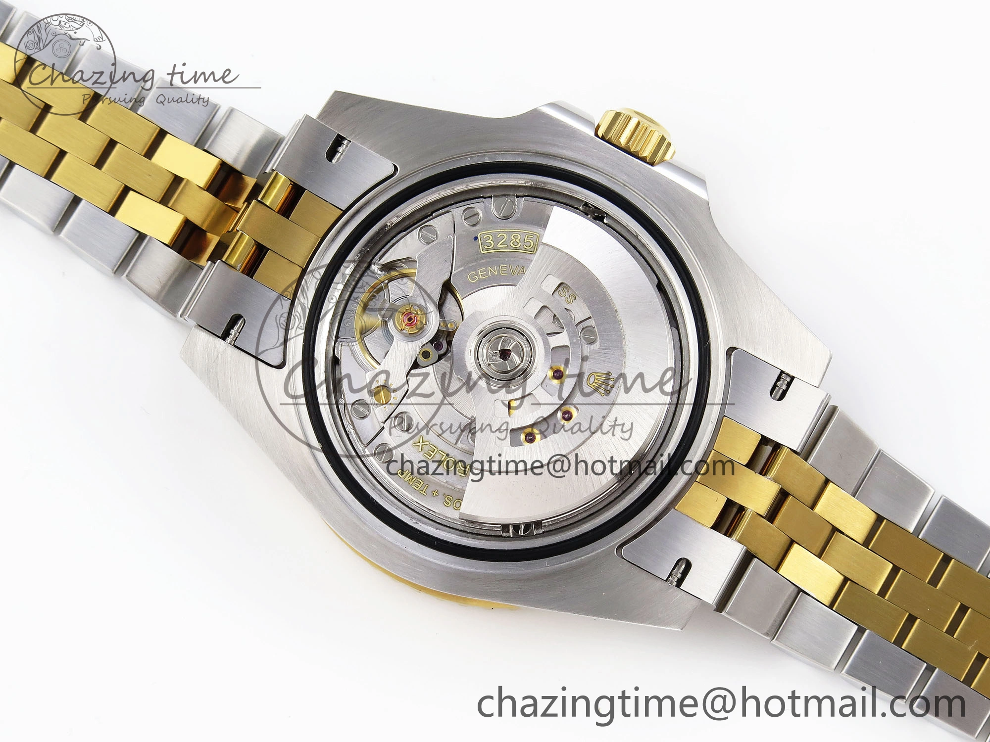 GMT MASTER II 126713 904L SS APF 1:1 BEST EDITION BLACK DIAL ON JUBILEE BRACELET VR3285 CHS