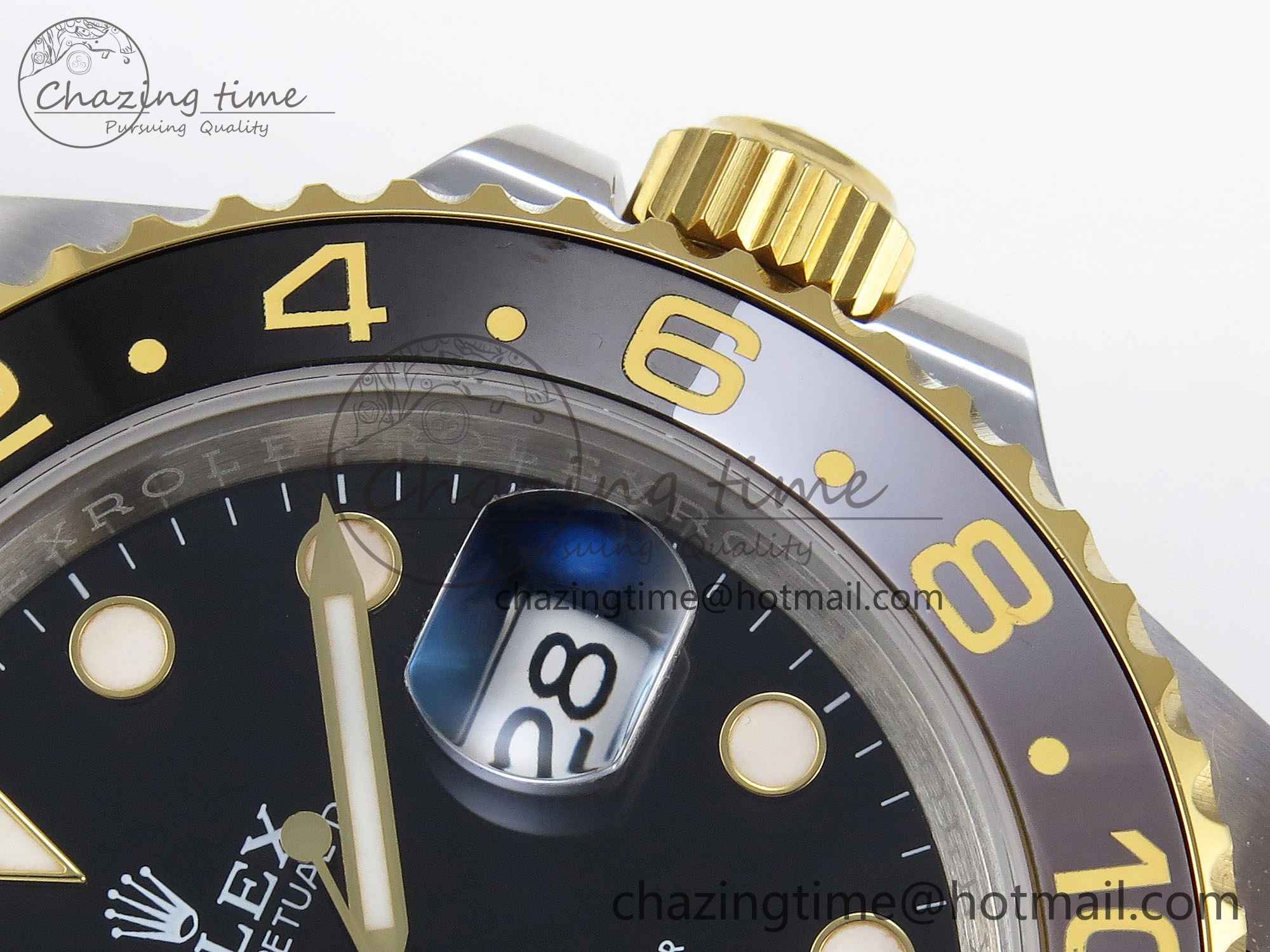 GMT MASTER II 126713 904L SS APF 1:1 BEST EDITION BLACK DIAL ON JUBILEE BRACELET VR3285 CHS