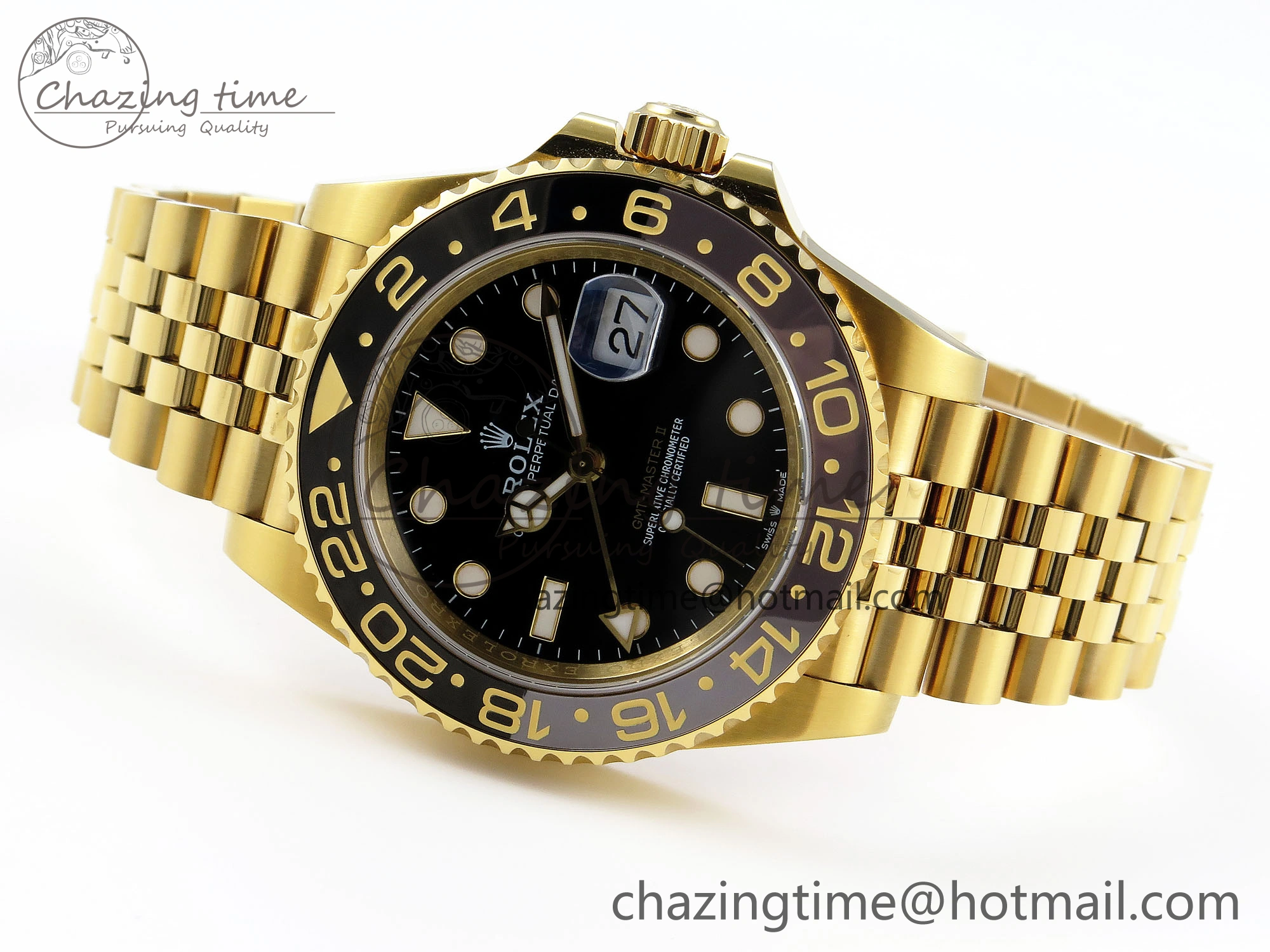 GMT MASTER II 126718 APF 1:1 BEST EDITION BLACK DIAL ON JUBILEE BRACELET VR3285 CHS