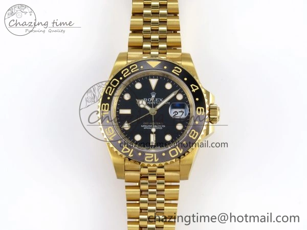GMT MASTER II 126718 APF 1:1 BEST EDITION BLACK DIAL ON JUBILEE BRACELET VR3285 CHS