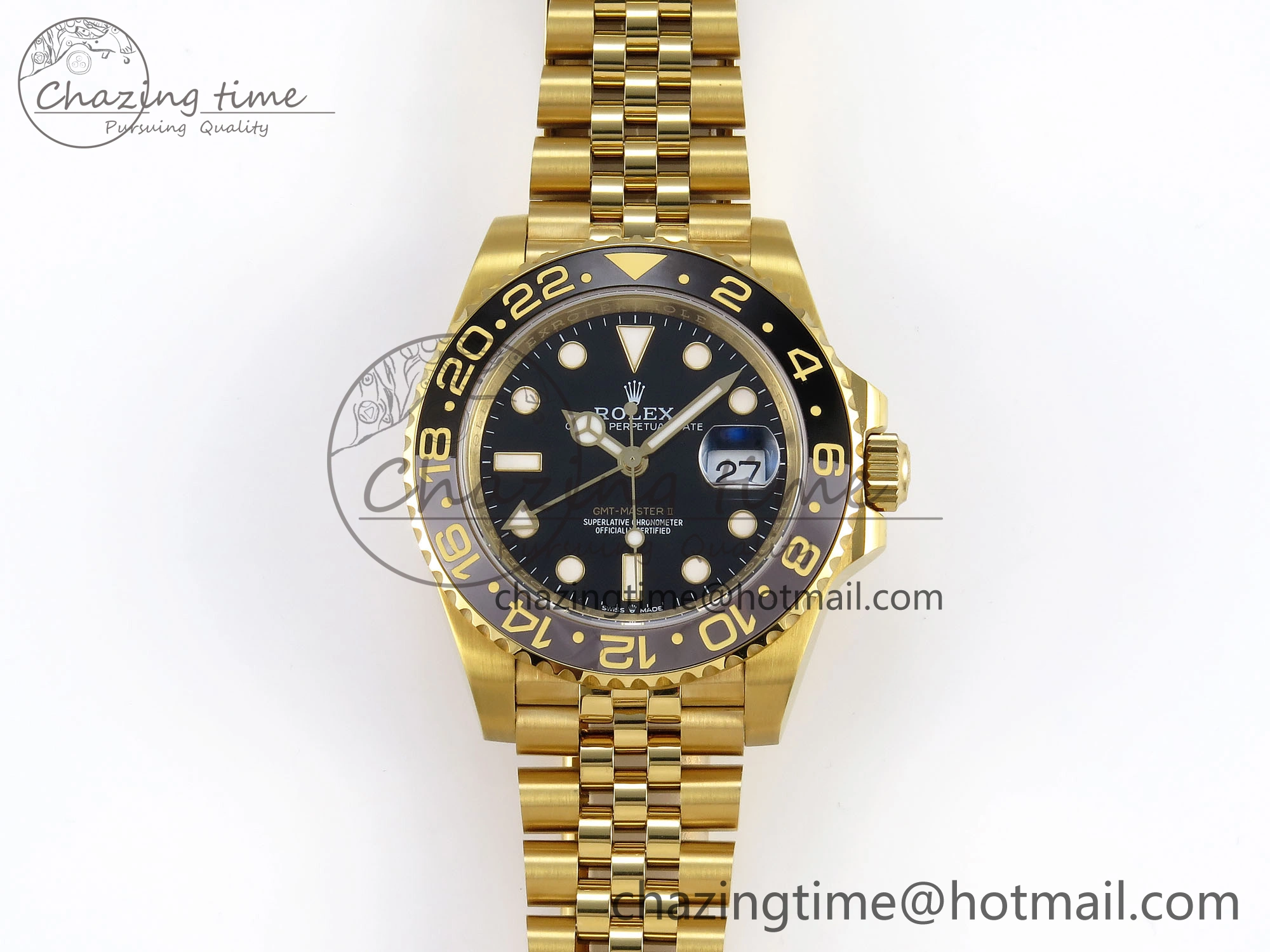GMT MASTER II 126718 APF 1:1 BEST EDITION BLACK DIAL ON JUBILEE BRACELET VR3285 CHS