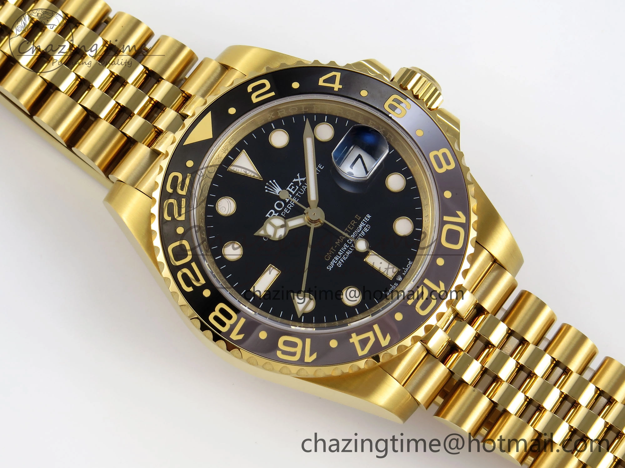 GMT MASTER II 126718 APF 1:1 BEST EDITION BLACK DIAL ON JUBILEE BRACELET VR3285 CHS