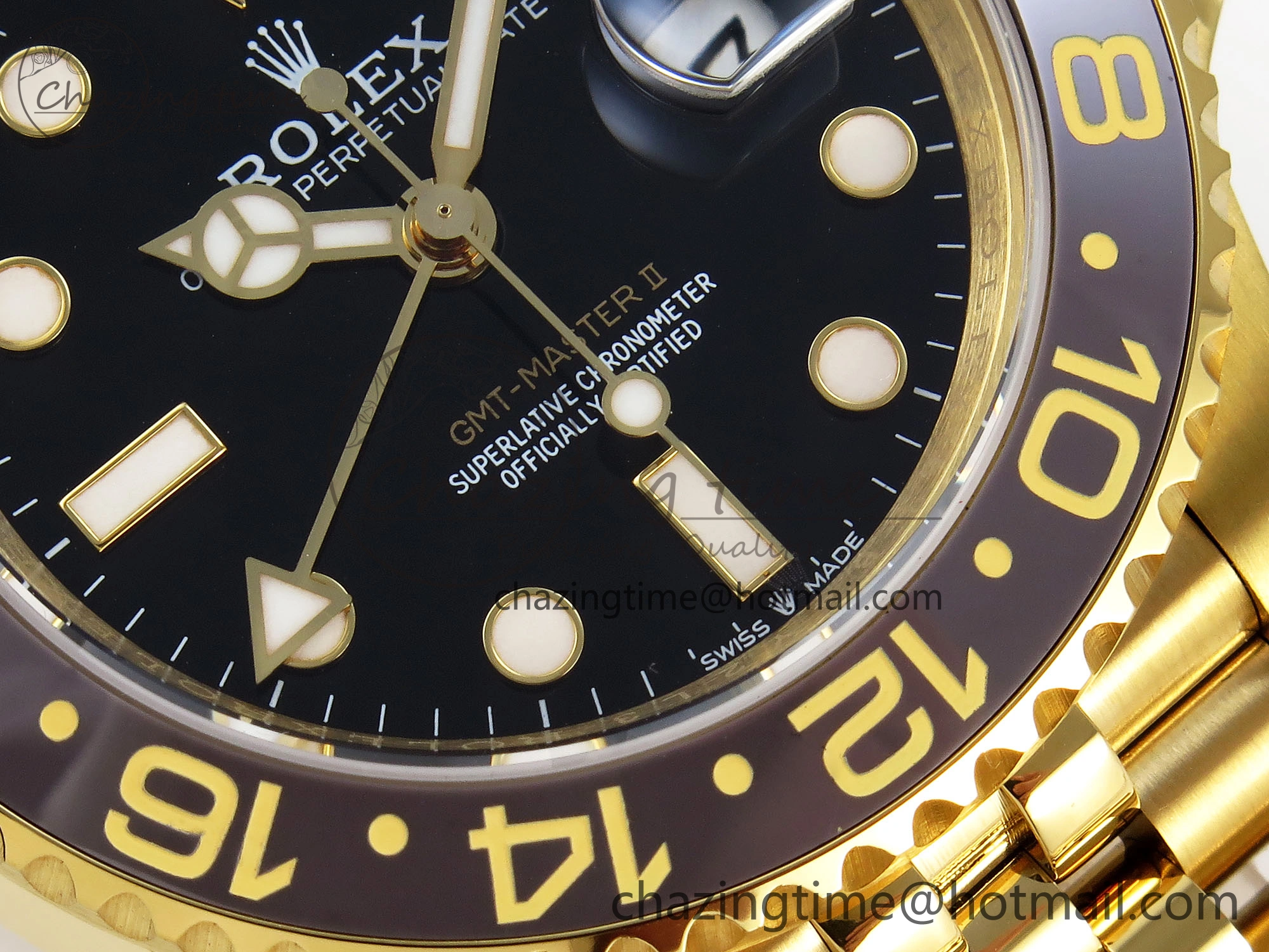 GMT MASTER II 126718 APF 1:1 BEST EDITION BLACK DIAL ON JUBILEE BRACELET VR3285 CHS