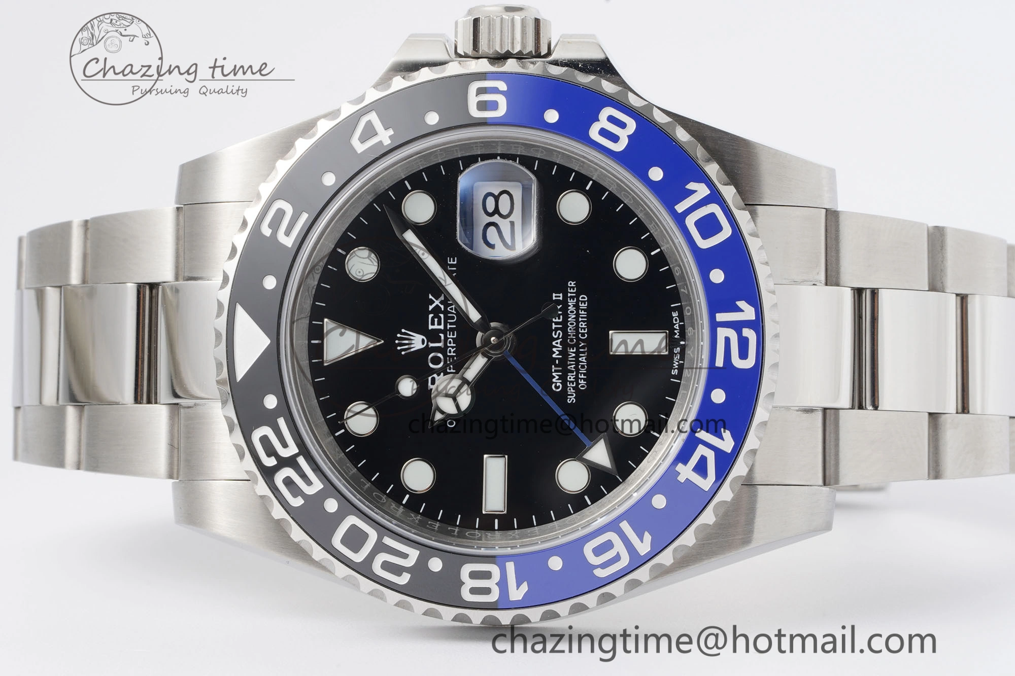 GMT Master II 116710 BLNR 904L SS APF 1:1 Best Edition on Oyster Bracelet VR3186 CHS