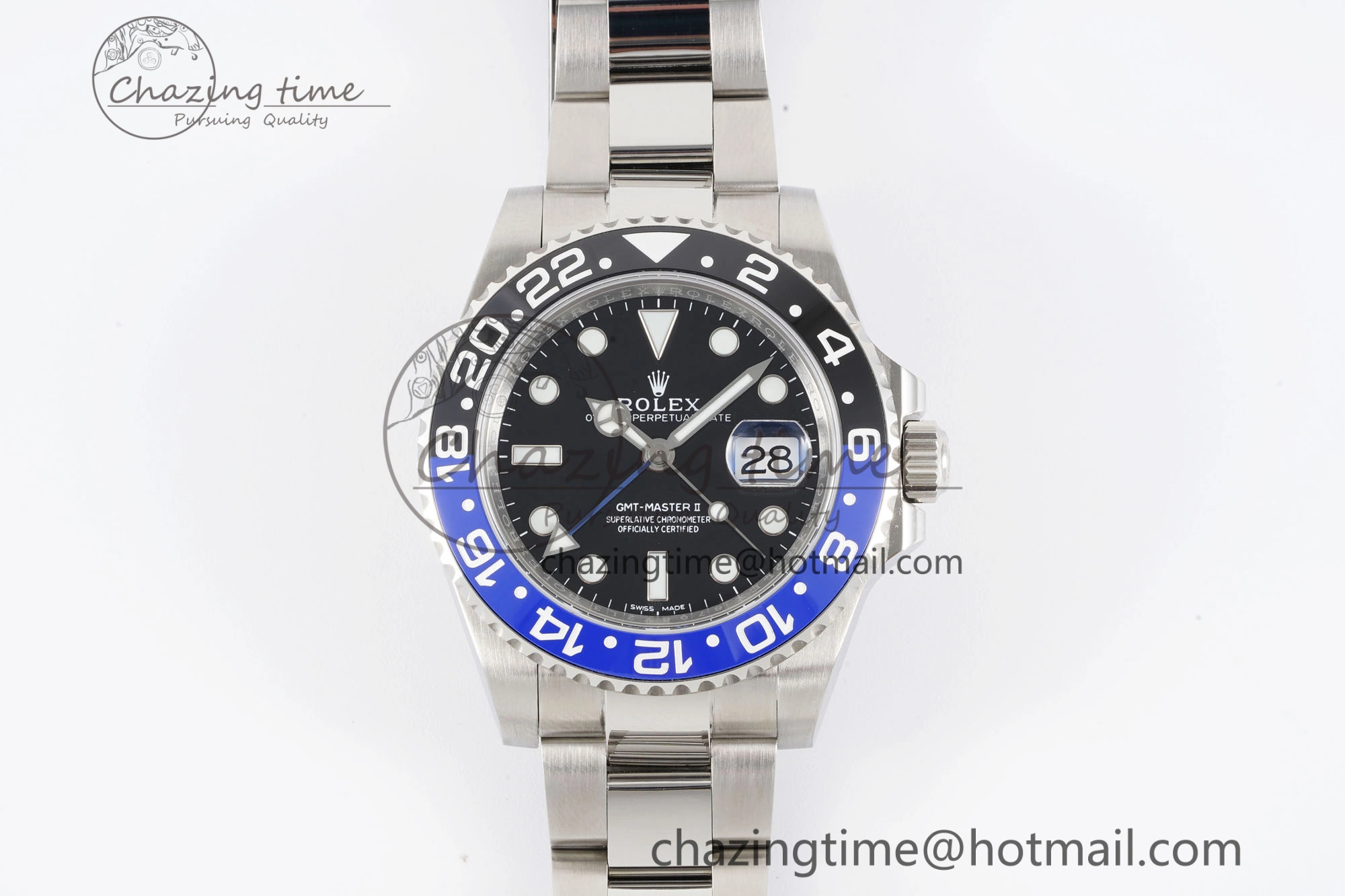 GMT Master II 116710 BLNR 904L SS APF 1:1 Best Edition on Oyster Bracelet VR3186 CHS