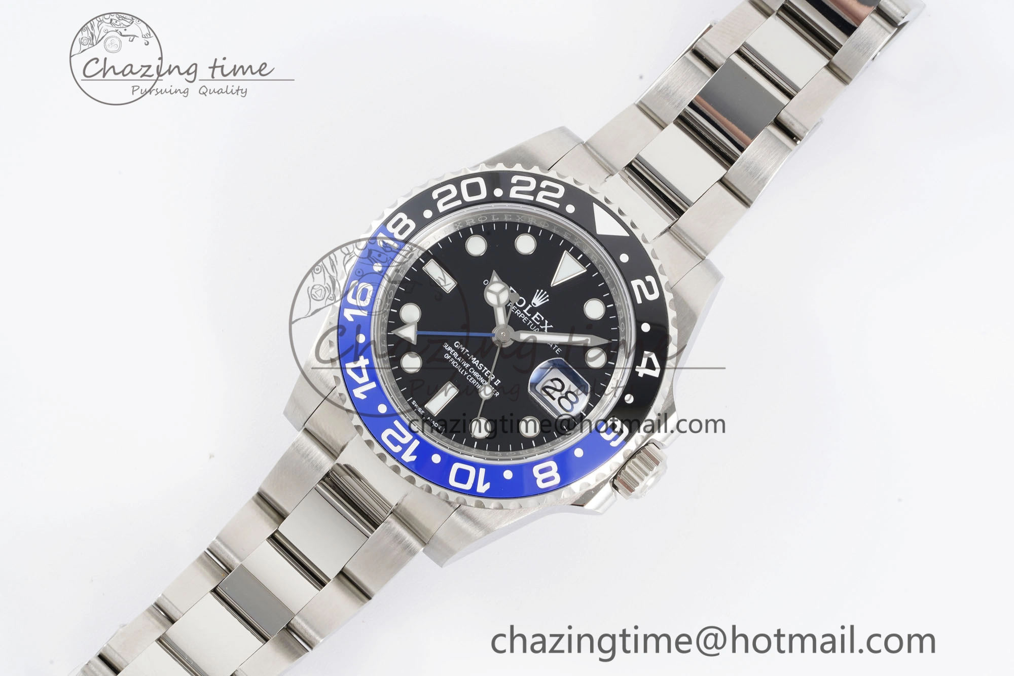 GMT Master II 116710 BLNR 904L SS APF 1:1 Best Edition on Oyster Bracelet VR3186 CHS