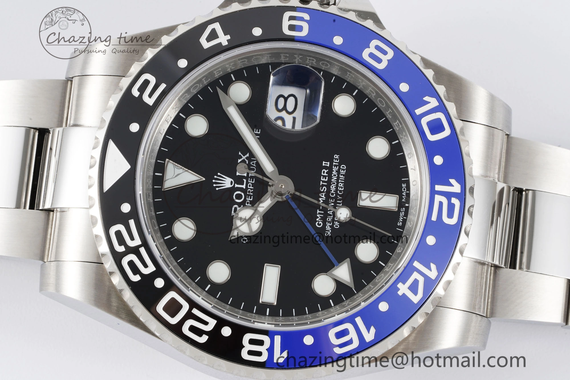 GMT Master II 116710 BLNR 904L SS APF 1:1 Best Edition on Oyster Bracelet VR3186 CHS