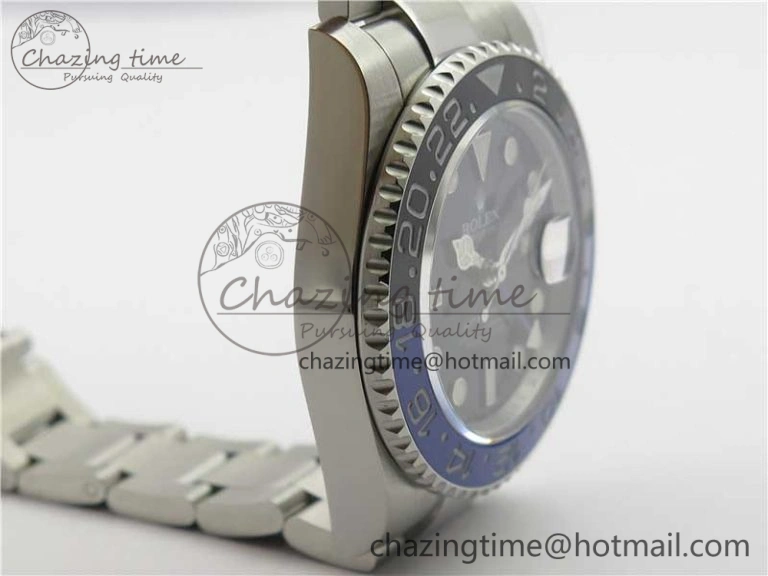 GMT Master II 116710 BLNR Black Blue Ceramic 316L Steel Bp Maker 1:1 Best Edition on SS Bracelet SA3285