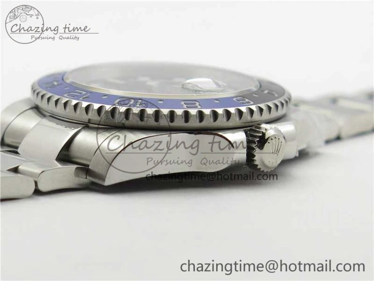 GMT Master II 116710 BLNR Black Blue Ceramic 316L Steel Bp Maker 1:1 Best Edition on SS Bracelet SA3285