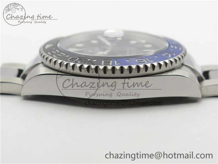 GMT Master II 116710 BLNR Black Blue Ceramic 316L Steel Bp Maker 1:1 Best Edition on SS Bracelet SA3285