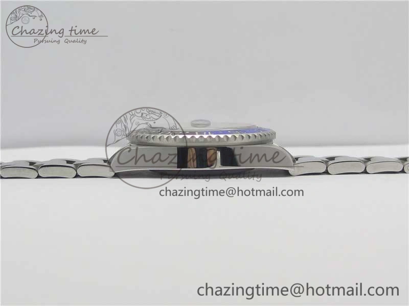 GMT-Master II 116710 BLNR Black Blue Ceramic 904L Steel 1:1 Noob Best Edition A3186 V10 (Correct Hand Stack)