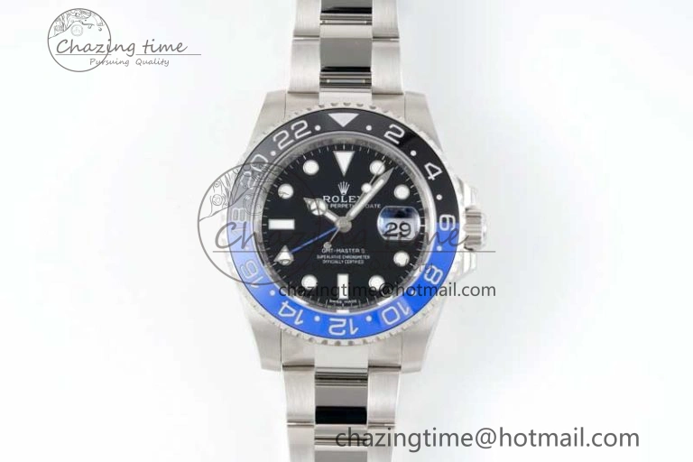 GMT-Master II 116710 BLNR Black Blue Ceramic 904L Steel APSF 1:1 Best Edition VR3186 CHS
