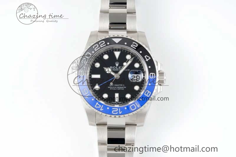GMT-Master II 116710 BLNR Black Blue Ceramic 904L Steel APSF 1:1 Best Edition VR3186 CHS