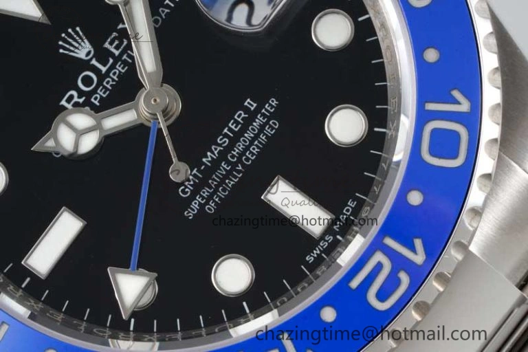 GMT-Master II 116710 BLNR Black Blue Ceramic 904L Steel APSF 1:1 Best Edition VR3186 CHS