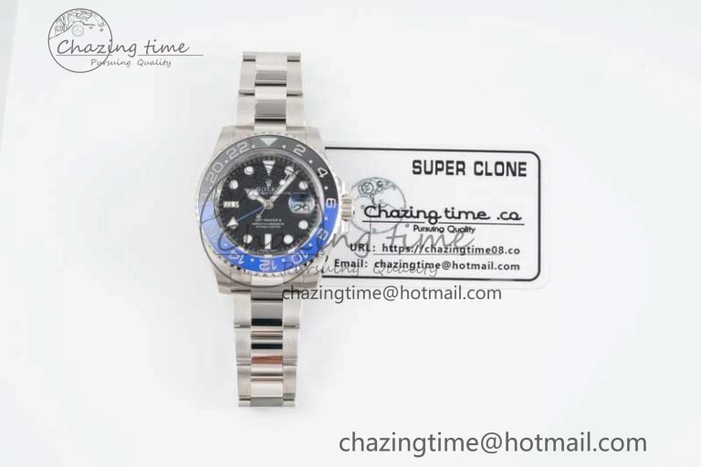 GMT-Master II 116710 BLNR Black Blue Ceramic 904L Steel APSF 1:1 Best Edition VR3186 CHS