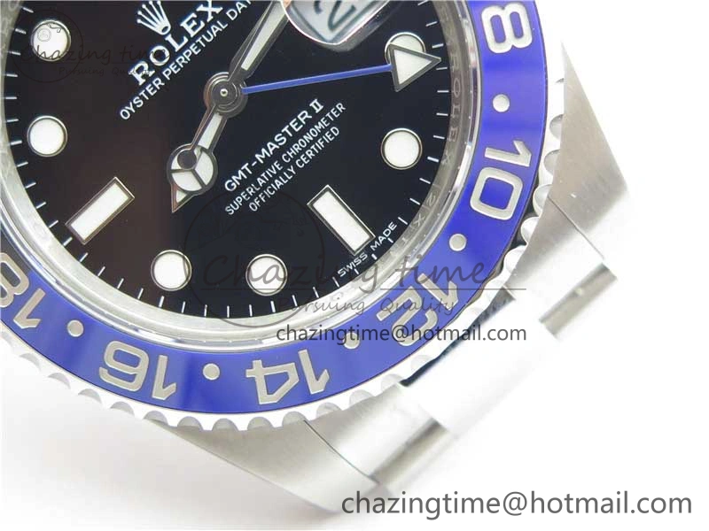 GMT-Master II 116710 BLNR Black Blue Ceramic 904L Steel ARF 1:1 Best Edition SH3186 CHS