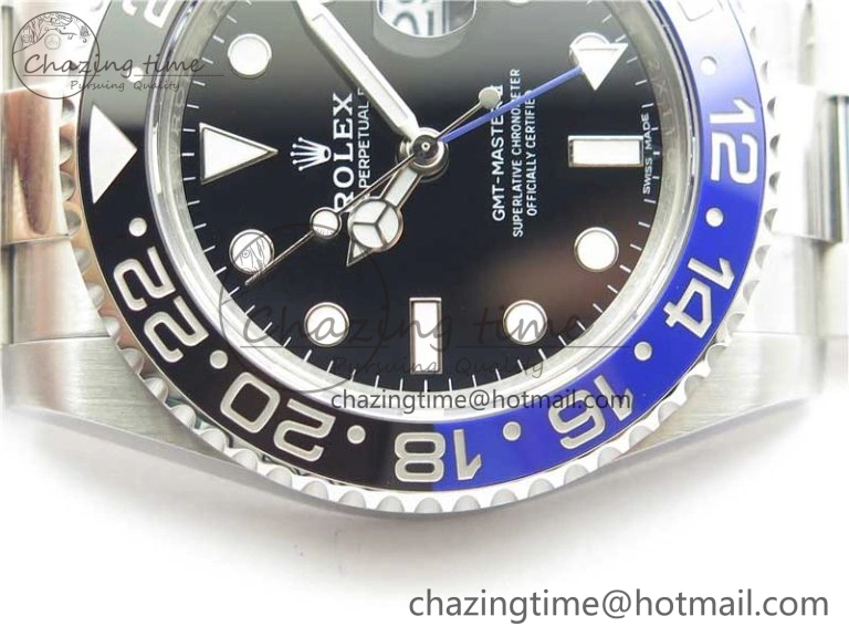 GMT-Master II 116710 BLNR Black Blue Ceramic 904L Steel ARF 1:1 Best Edition SH3186 CHS