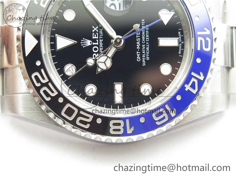 GMT-Master II 116710 BLNR Black Blue Ceramic 904L Steel ARF 1:1 Best Edition SH3186 CHS
