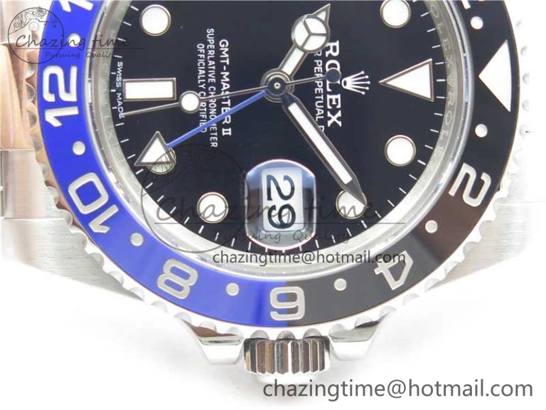 GMT-Master II 116710 BLNR Black Blue Ceramic 904L Steel ARF 1:1 Best Edition SH3186 CHS