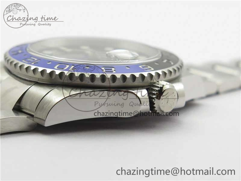 GMT-Master II 116710 BLNR Black Blue Ceramic 904L Steel Noob 1:1 Best Edition SA3186 CHS V11