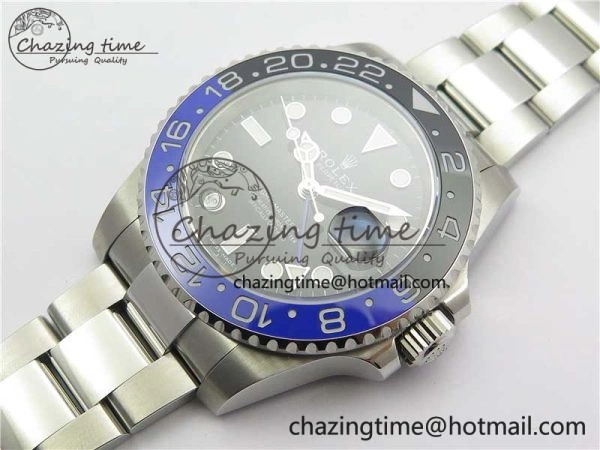 GMT-Master II 116710 BLNR Black Blue Ceramic 904L Steel V9F 1:1 Best Edition SA3186 CHS