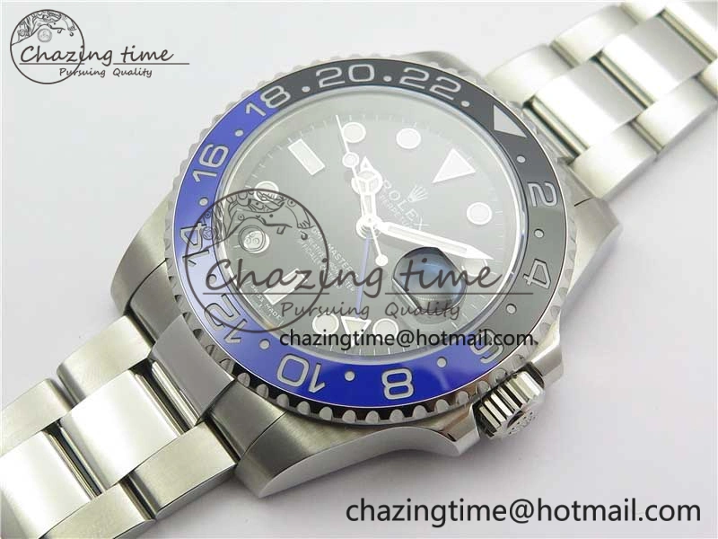 GMT-Master II 116710 BLNR Black Blue Ceramic 904L Steel V9F 1:1 Best Edition SA3186 CHS
