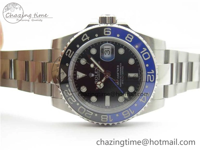 GMT-Master II 116710 BLNR Black Blue Ceramic 904L Steel VRF 1:1 Best Edition SA3186 CHS