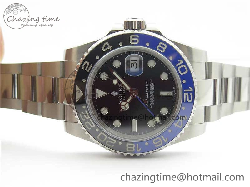 GMT-Master II 116710 BLNR Black Blue Ceramic 904L Steel VRF 1:1 Best Edition SA3186 CHS