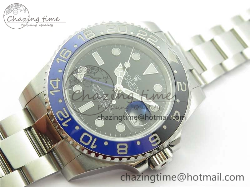 GMT-Master II 116710 BLNR Black Blue Ceramic 904L Steel VRF 1:1 Best Edition SA3186 CHS