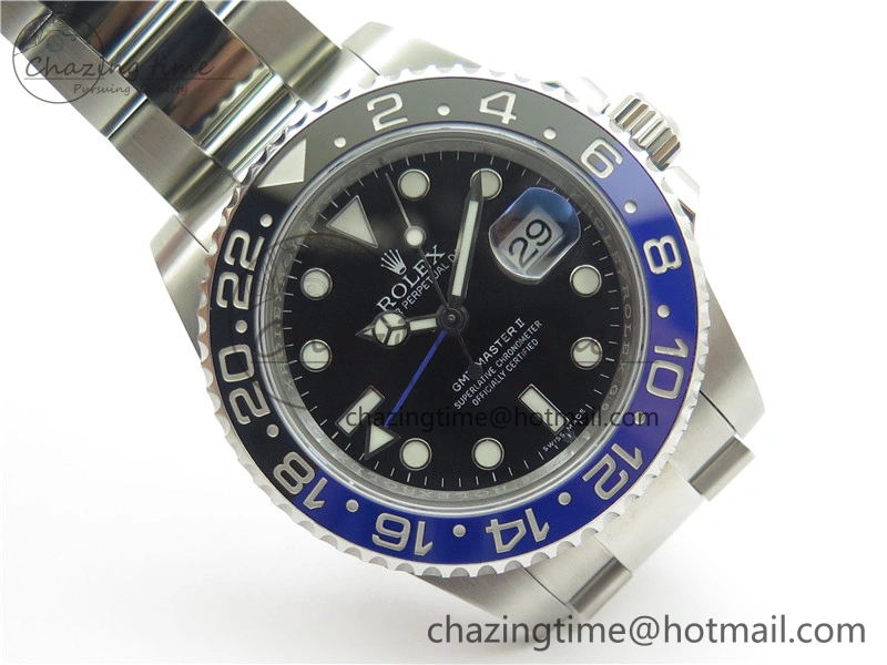 GMT-Master II 116710 BLNR Black Blue Ceramic 904L Steel VRF 1:1 Best Edition VR3186 CHS V3 (CF Bezel)