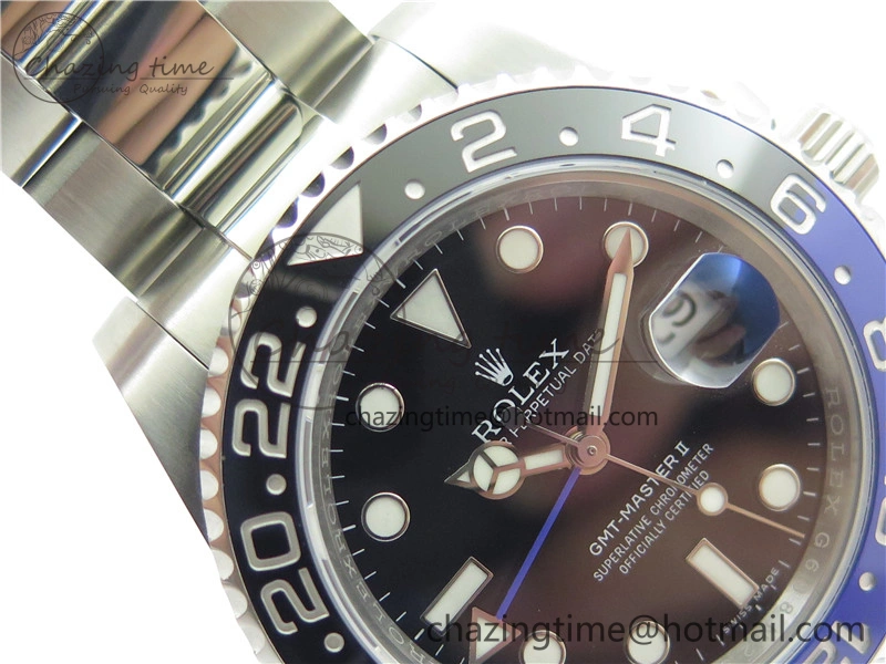 GMT-Master II 116710 BLNR Black Blue Ceramic 904L Steel VRF 1:1 Best Edition VR3186 CHS V3 (CF Bezel)