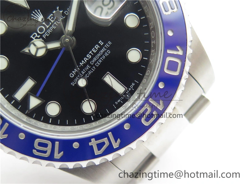 GMT-Master II 116710 BLNR Black Blue Ceramic 904L Steel VRF 1:1 Best Edition VR3186 CHS V3 (CF Bezel)